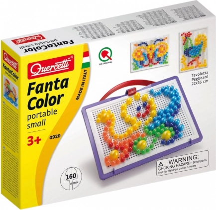 Quercetti Fantacolor tragbares Mosaik für Kinder