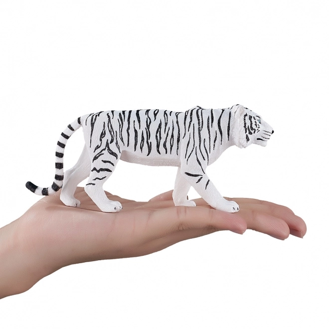 Realistische figuur van een witte tijger