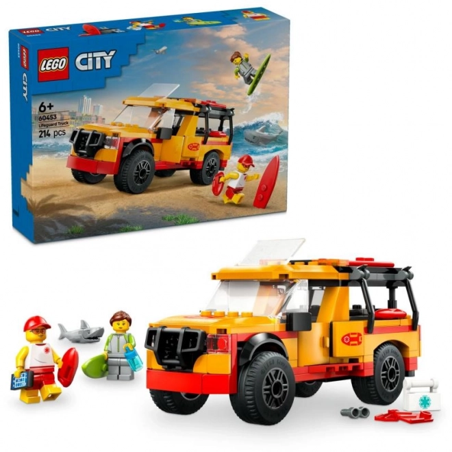 Lego City Reddingswagen op het Strand