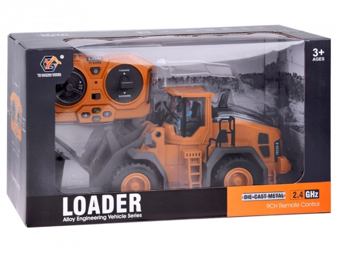 Bulldozer télécommandé avec bras mobile, lumière et son