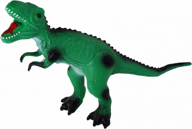 Large dinosaur figure Tyrannosaurus with sound 38 cm green