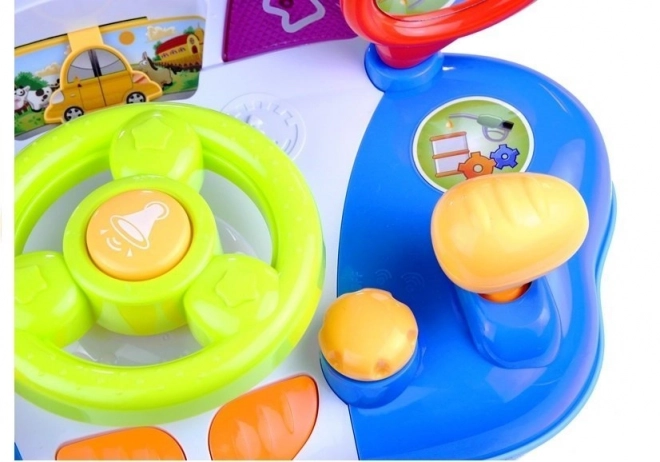 Geluiden van interactief kinder stuurwiel