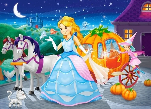 Puzzle mit 60 Teilen – PRINZESSIN ASCHENPUTTEL