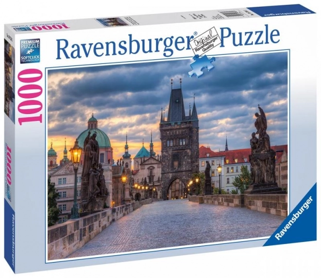 Prag: Spaziergang auf der Karlsbrücke Puzzle 1000 Teile