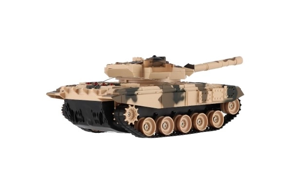 Remote-Controlled Tank with Rechargeable Pack and Sound Effects