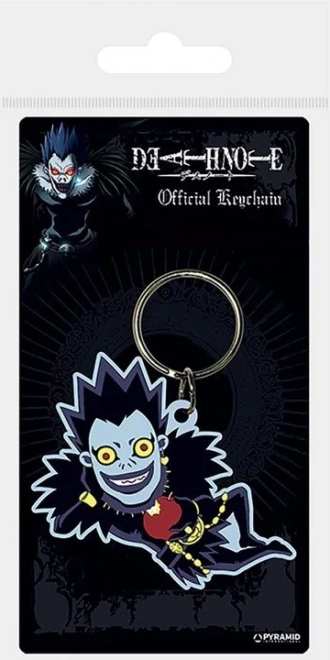 Porte-clés en caoutchouc motif Death Note