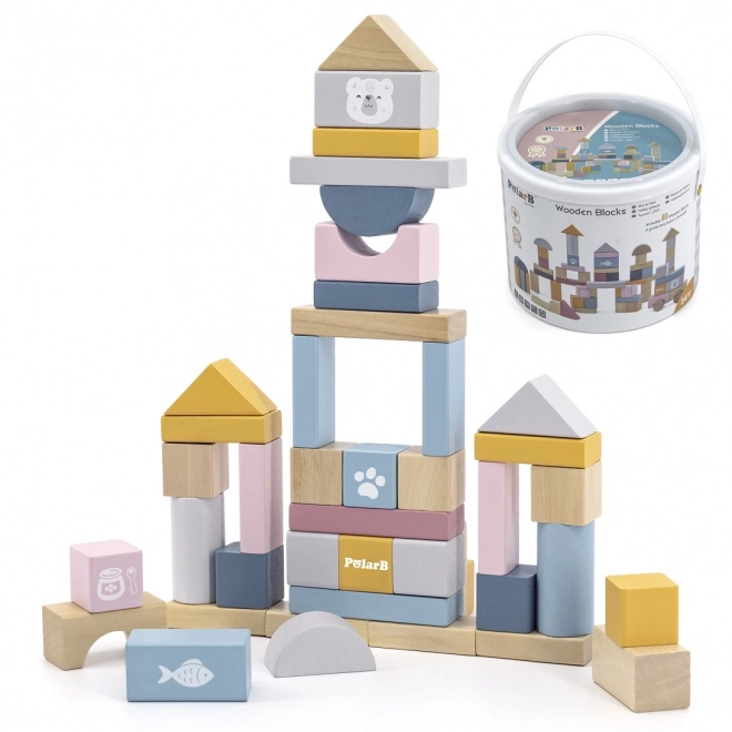 Wooden Block Set 60 Pieces