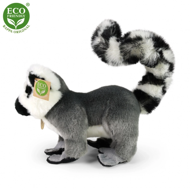 Pluche lemur staand 28 cm ECO-VRIENDELIJK