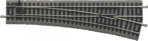 Aiguillage droit Piko avec ballast