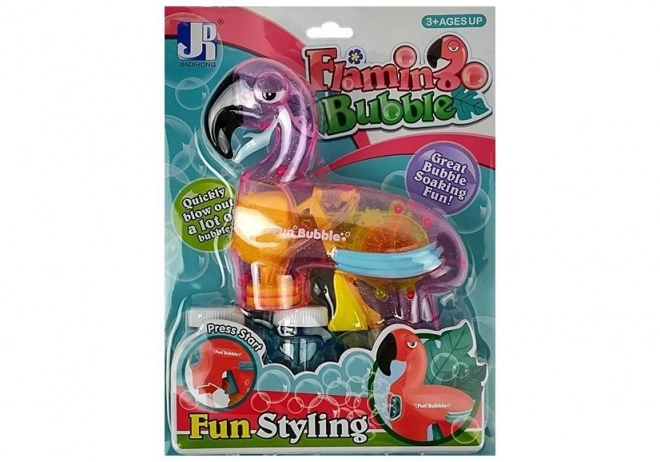 Flamingo roze bellenpistool