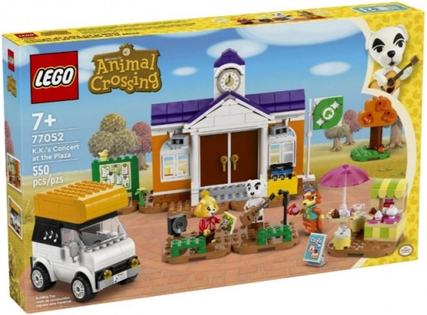lego animal crossing : concert de k.k. sur la place