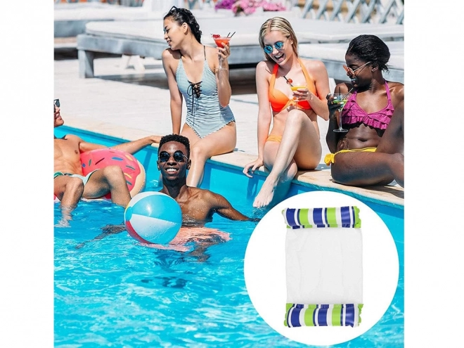 Opblaasbaar waterhangmat zwembad en strand