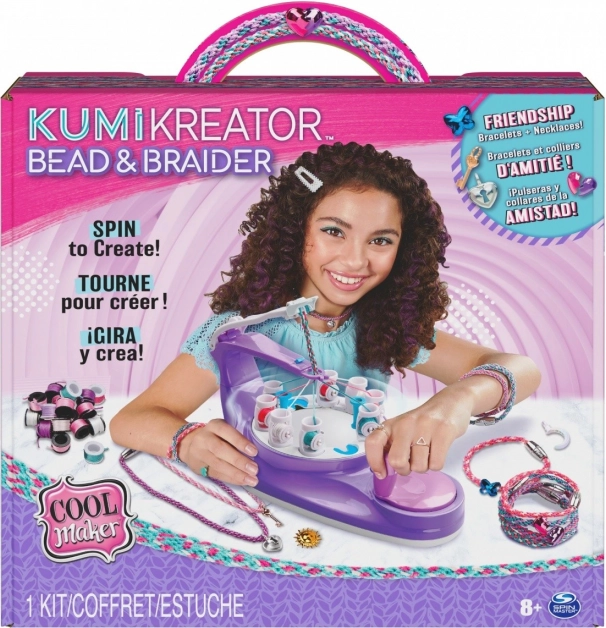 Cool Maker Kumi Kreator 3-in-1 – beaded braiding machine for bracelets and necklaces