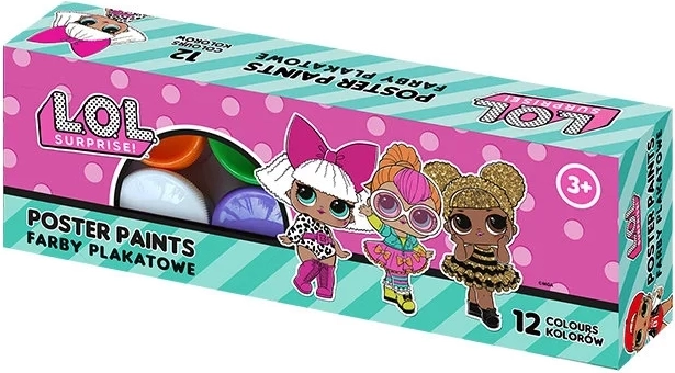 Astra peintures à la détrempe 12×20 ml L.O.L. Surprise