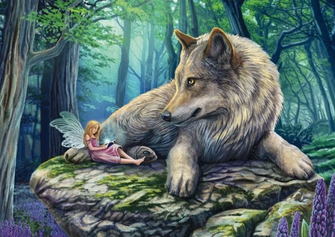 Puzzle Wolf and Fairy 500 Pieces