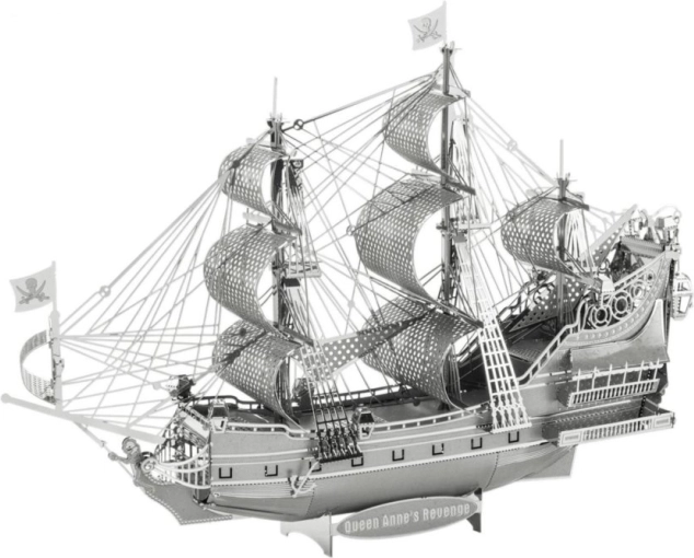 Metalen 3D-puzzel METAL EARTH ICONX – zeilschip Queen Anne's Revenge