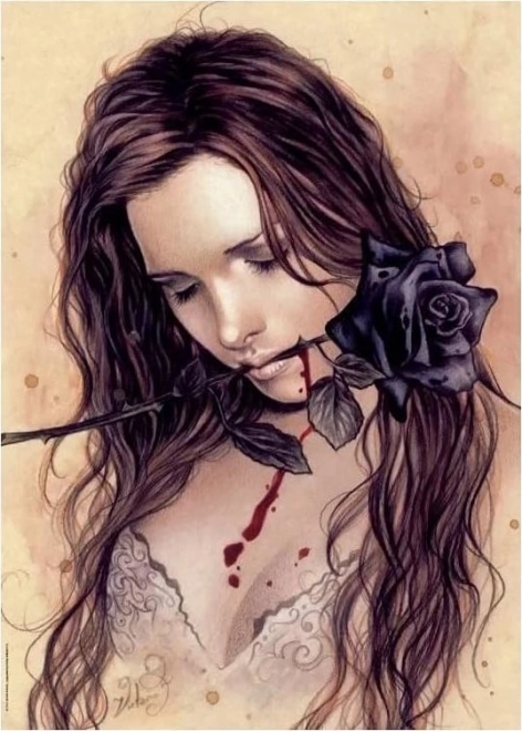 HEYE Puzzle Favole : Rose sombre 1000 pièces