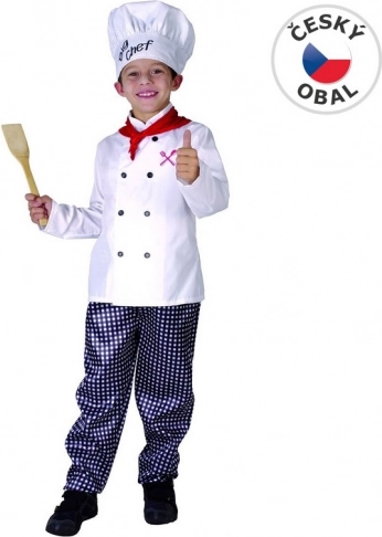 Robe de carnaval Cuisinier 120-130 cm