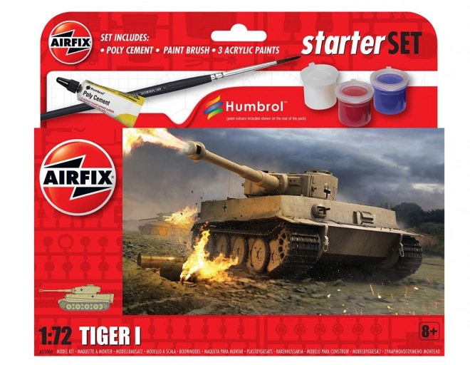 Plastic model Tiger I in kleine set