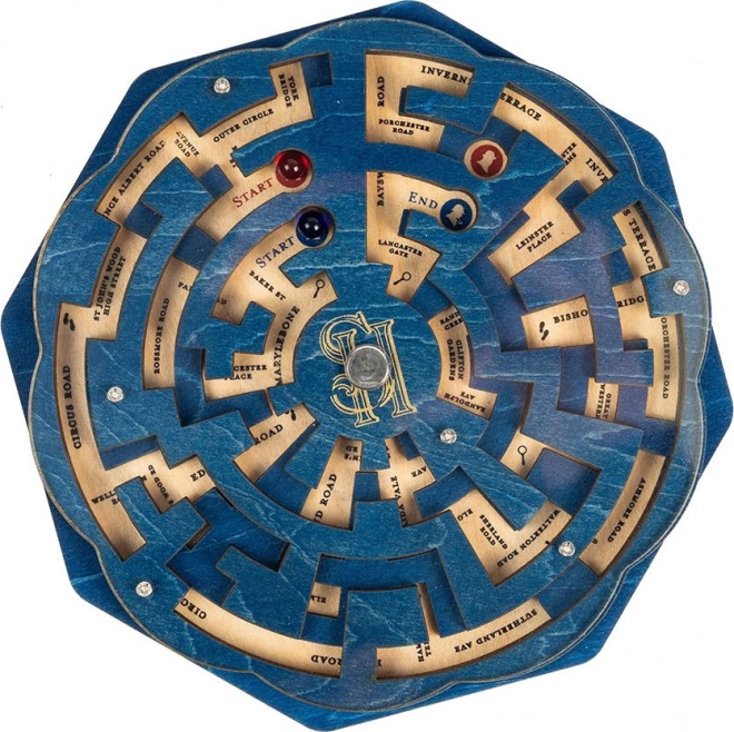 Casse-tête Sherlock Holmes : L’Antre de Moriarty – labyrinthe rotatif par PROFESSOR PUZZLE
