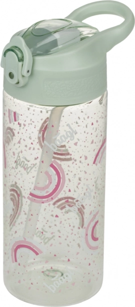 Tritan Drinking Bottle with Straw Rainbow 500 ml