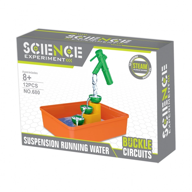 Experiment mit fließendem Wasser
