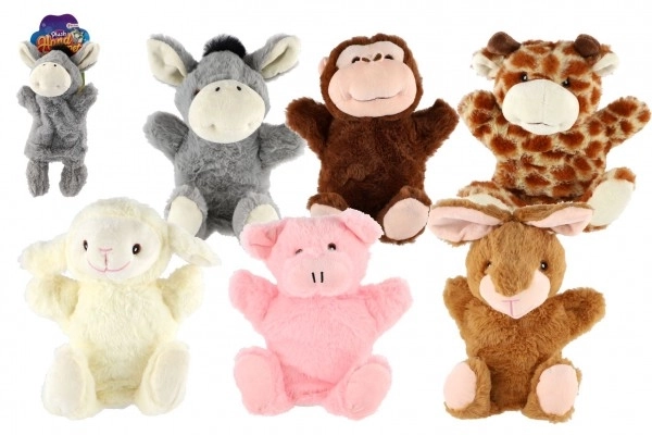 Knuffel diertje handpop - 1st
