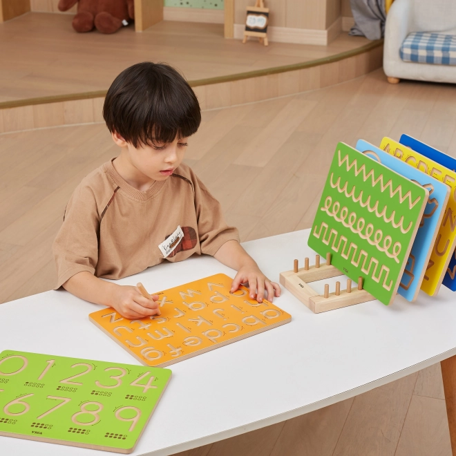 Tablette en bois pour la relaxation des mains