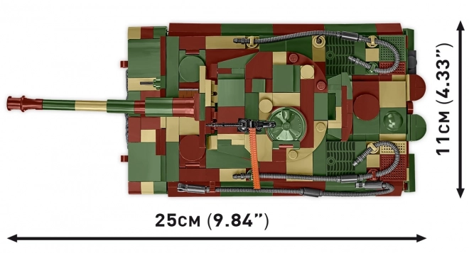 Model tank Tiger I van 870 stenen