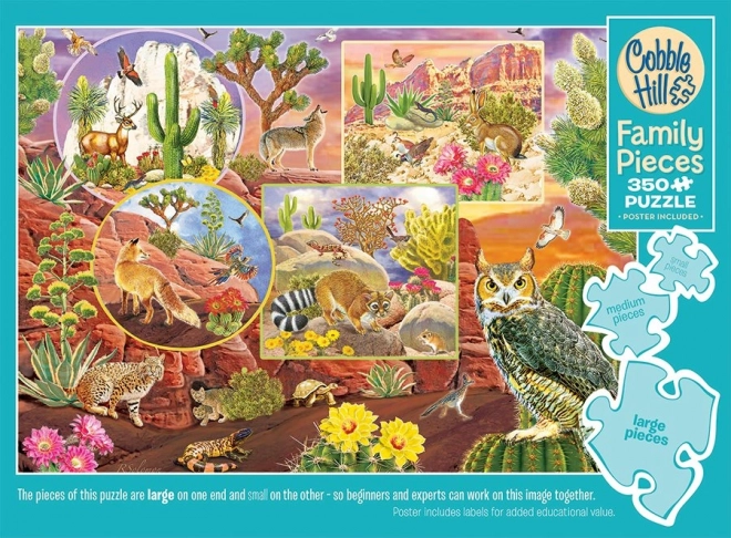 COBBLE HILL Puzzle familial Magie du désert 350 pièces