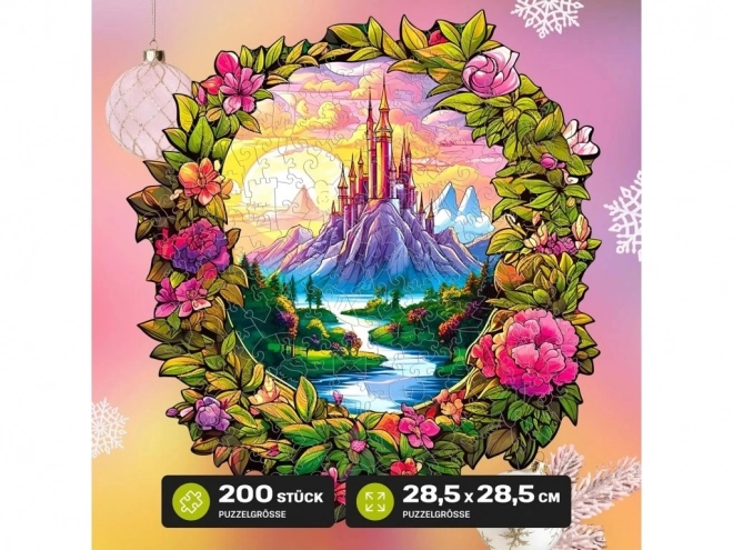 Magischer Wald 200-teilige Holzpuzzle