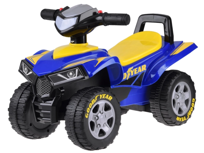 Loopauto Quad Goodyear met muziek en lichtjes