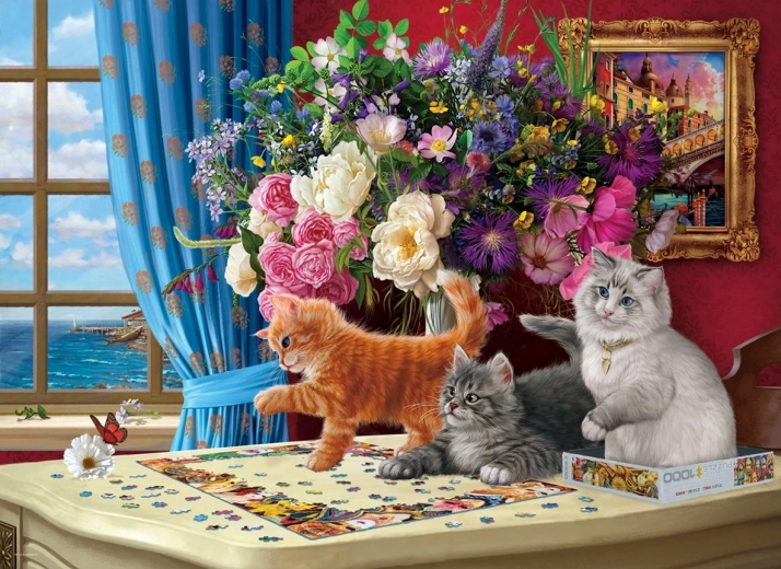 EUROGRAPHICS Kittens Jigsaw Puzzle, 1000 Pieces