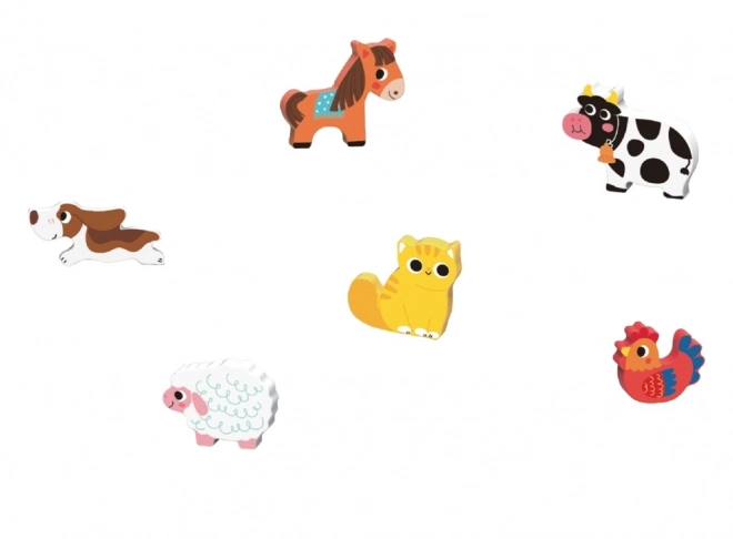 Blokken met Boerderijdieren van 2Kids Toys