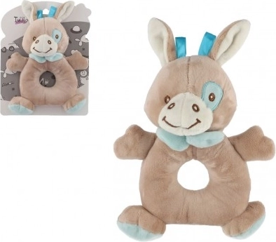 Donkey Plush Rattle 18 cm