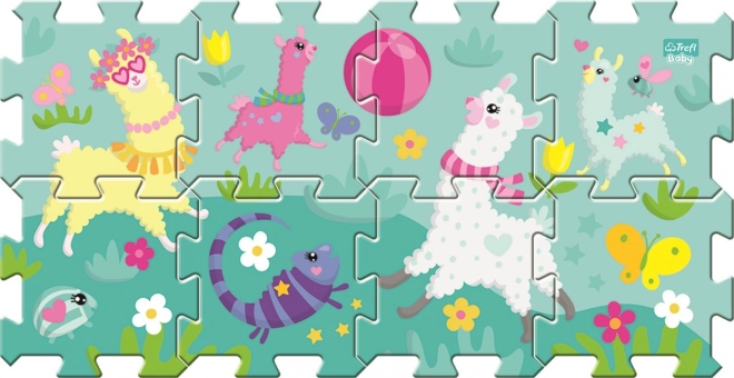 TREFL Puzzle en mousse Lamas joyeuses
