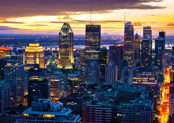 Night Montreal Puzzle 1000 Pieces