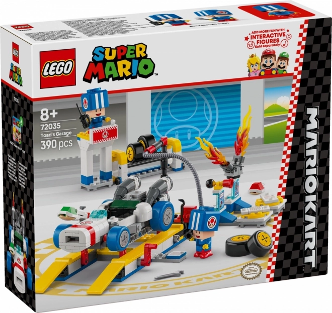 LEGO Super Mario: Mario Kart - Toad en zijn garage