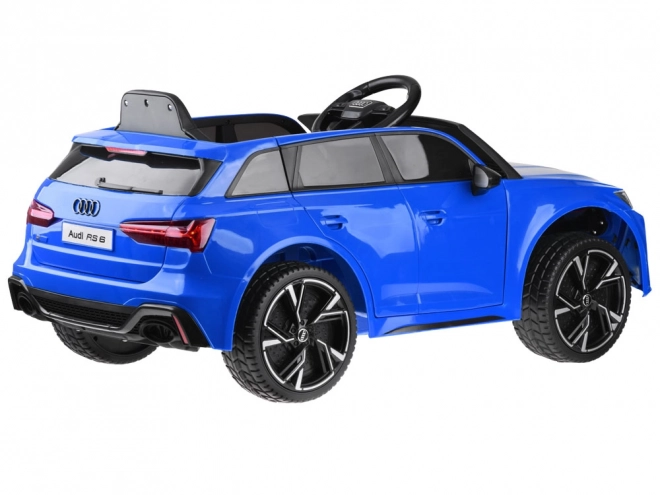 Elektrische auto Audi RS 6 voor kinderen – Blauw