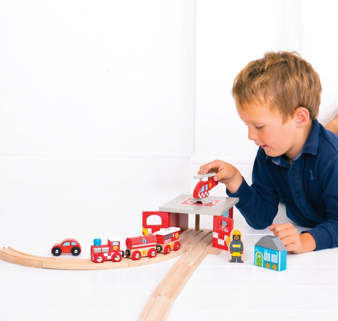 Bigjigs Rail Brandweerkazerne