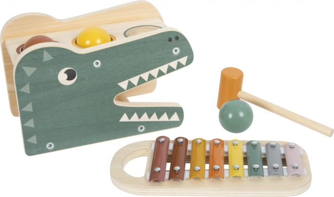 Kleine Voet Xylofoon en Hamerspel 2-in-1 "Safari"