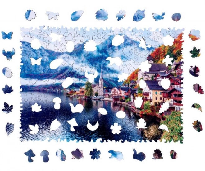Houten puzzel Hallstattmeer 250 stukjes