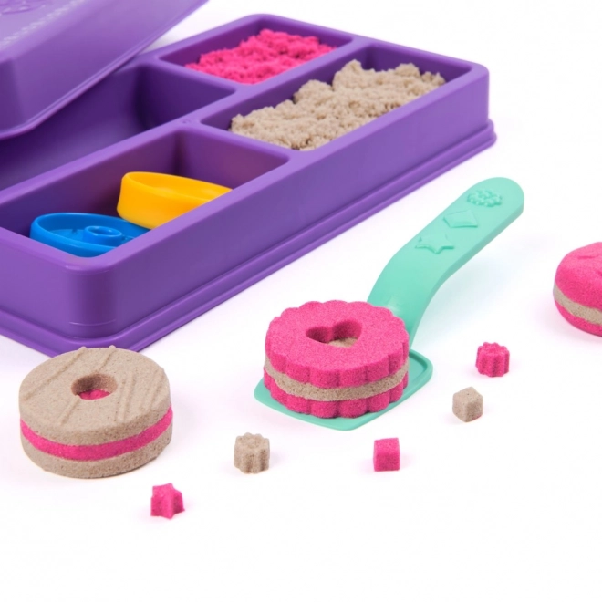 Kinetisch zand voor het maken van taartjes