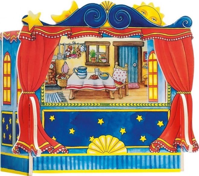 Tafeltheater voor poppen
