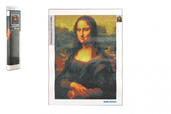 Diamantschilderijset - Mona Lisa