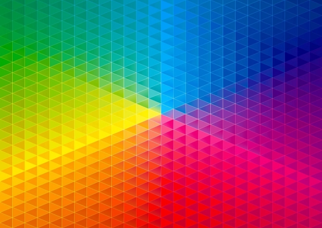 Enjoy puzzle Kaleidoscopic Rainbow 1000 pieces