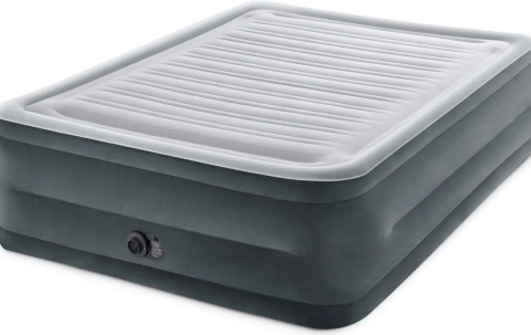 matelas pneumatique double avec pompe automatique INTEX 203 × 152 × 56 cm