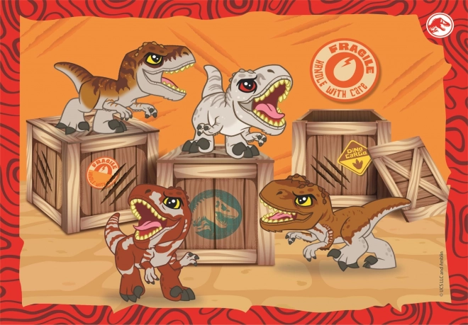 Puzzle Jurassic World 4 in 1 Clementoni