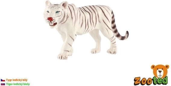 Witte tijger – realistische plastic figuur 14 cm