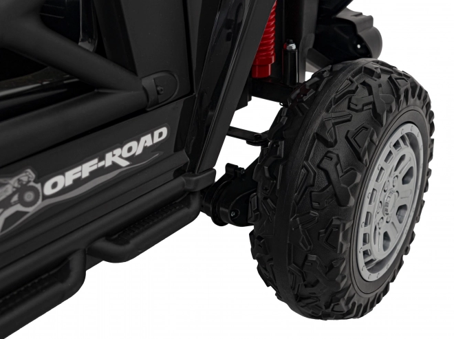 Elektrische kinderauto off-road zwart